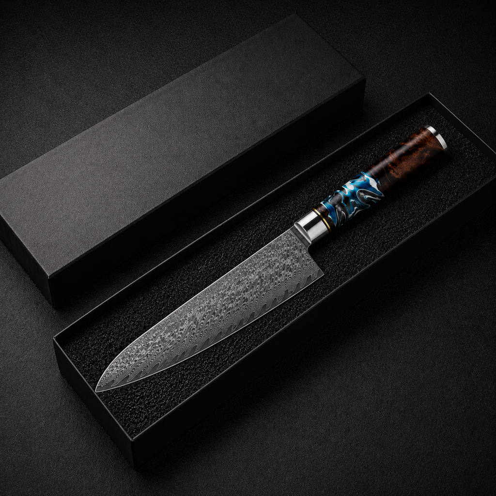 Couteau de chef Damas 8"